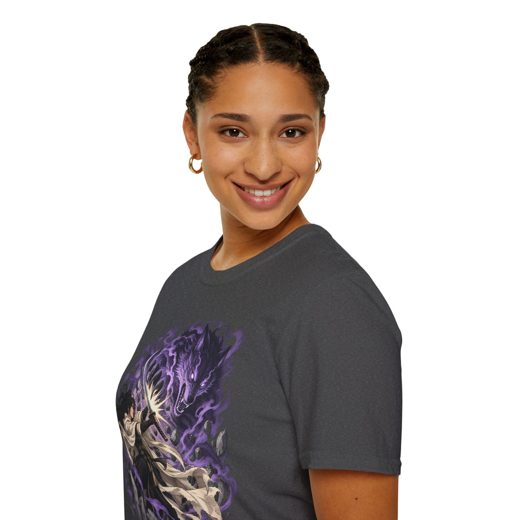 Trial of the Wolf | Samurai Anime Storm Warrior T-Shirt