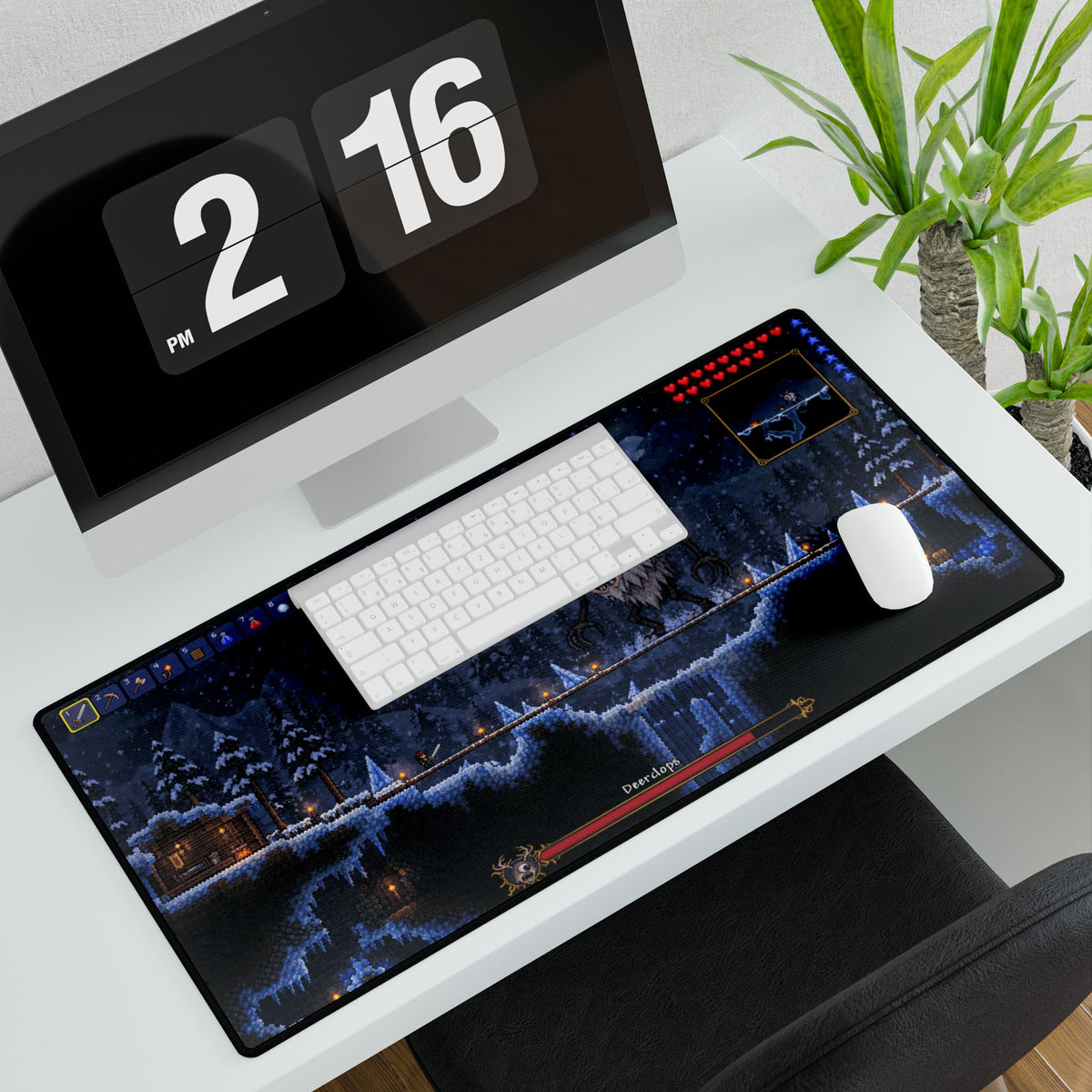 Terraria | Winter Boss Battle Mouse Pad