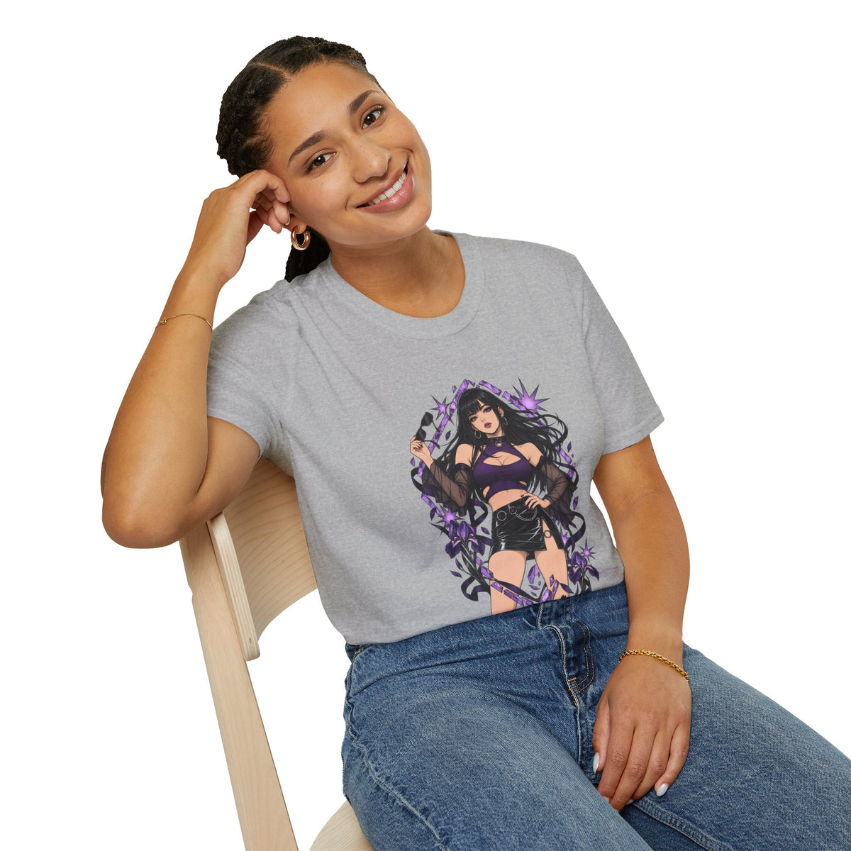 Violet | Japanese Anime Style Sexy Pin Up Girl Shirt