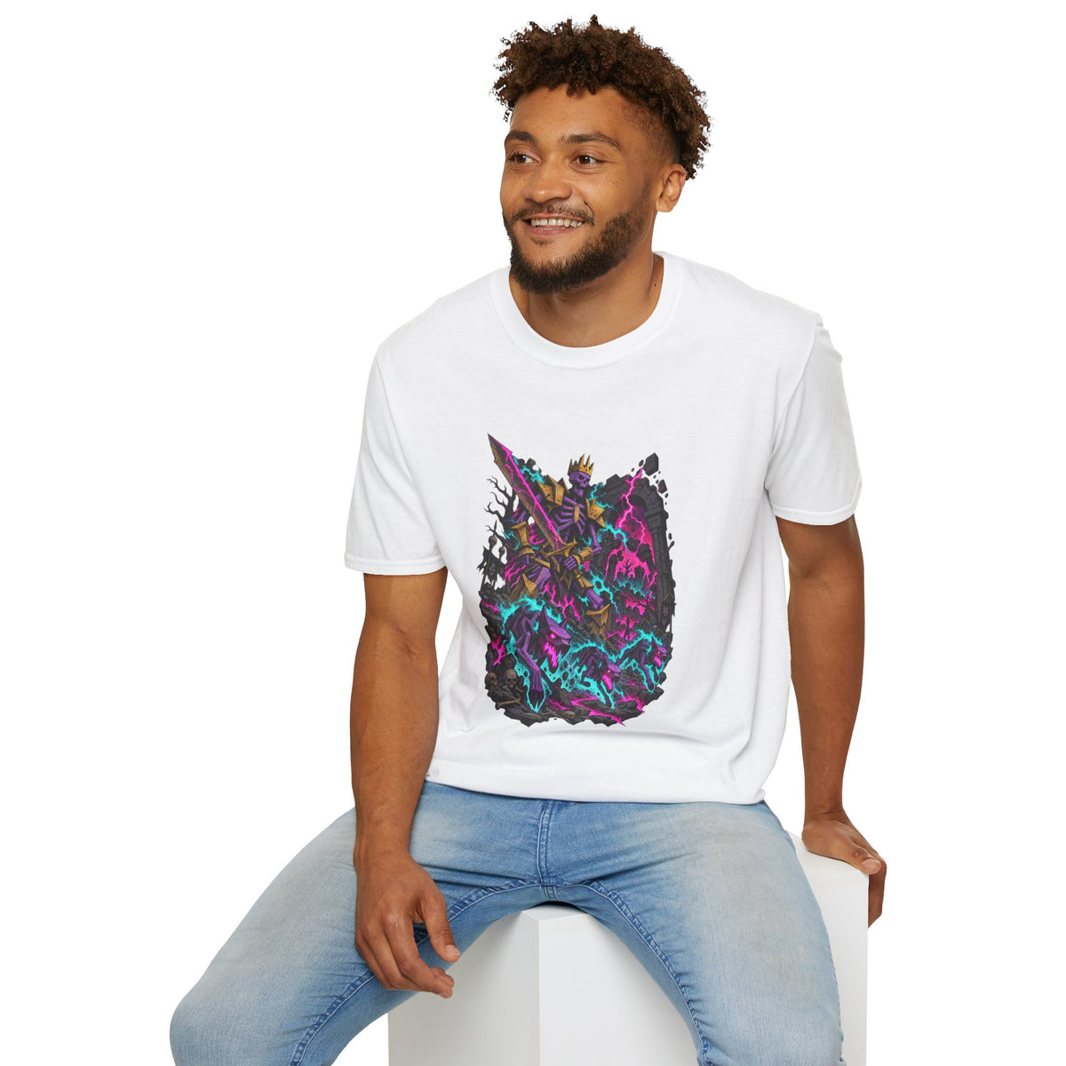 Skeleton Lich King | Final Boss | Gamer Shirt