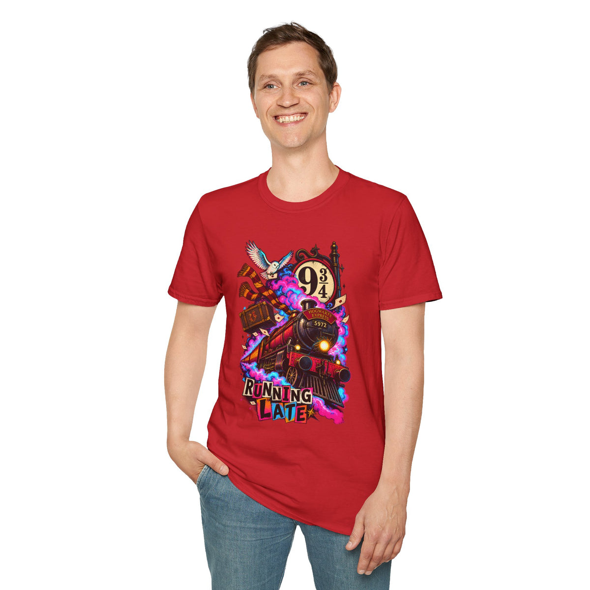 Running Late | Platform 9 and 3/4 | Harry Potter Graphic T-Shirt