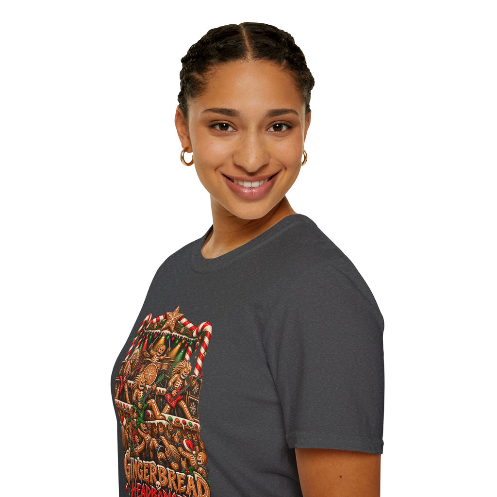 Gingerbread Headbangers | Christmas T-Shirt