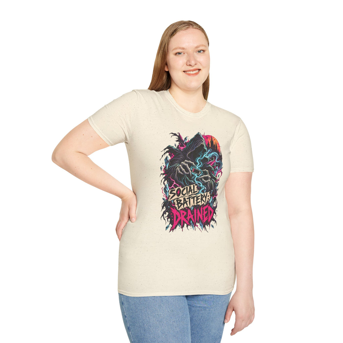 Socially Drained | Dementor | Harry Potter Graphic Tee