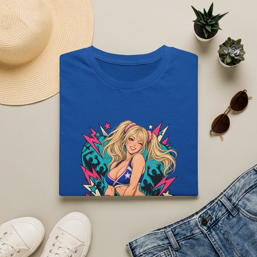 Juliet Starling | Lollipop Chainsaw | Zombie Game | Sexy Pin Up Girl T Shirt