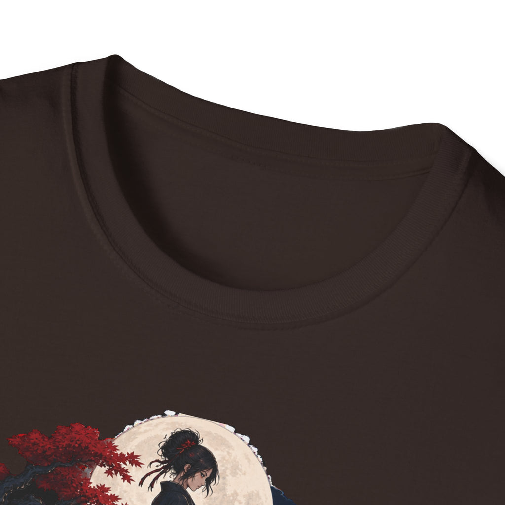 Reflection of a Monster | Moonlit Wolf Spirit T-Shirt | Samurai Silhouette Graphic Tee