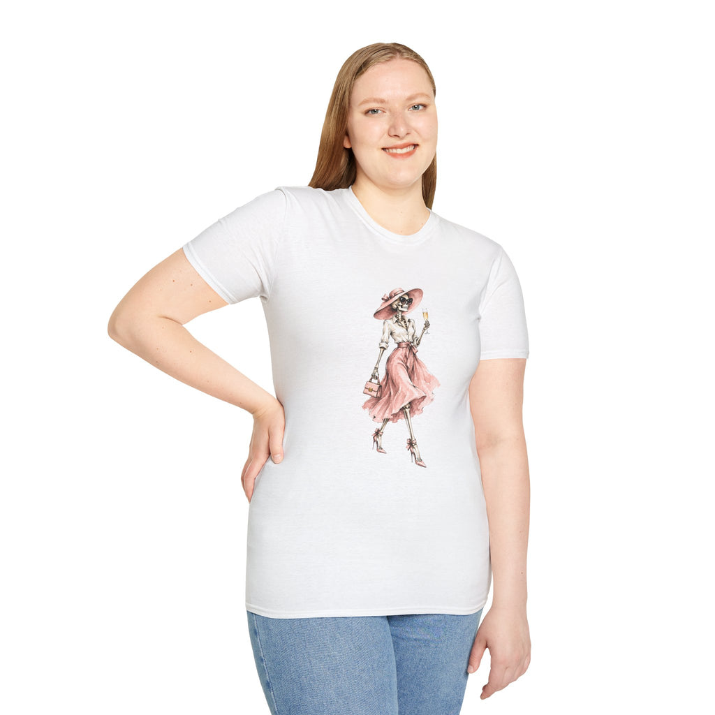 High Maintenance Is a Lifestyle | Fashionable Pink Vintage Lady Graphic Tee