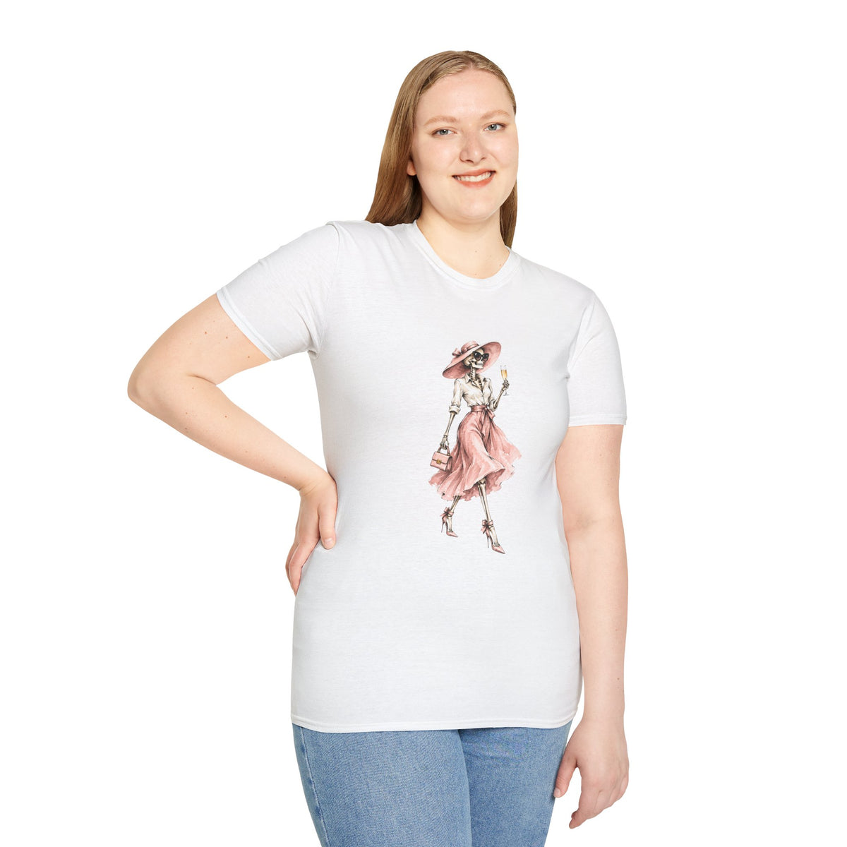 High Maintenance Is a Lifestyle | Fashionable Pink Vintage Lady Graphic Tee