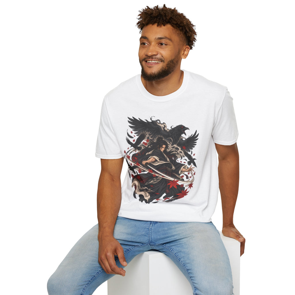 Raven Master | Japanese Samurai | Dark Fantasy T-Shirt