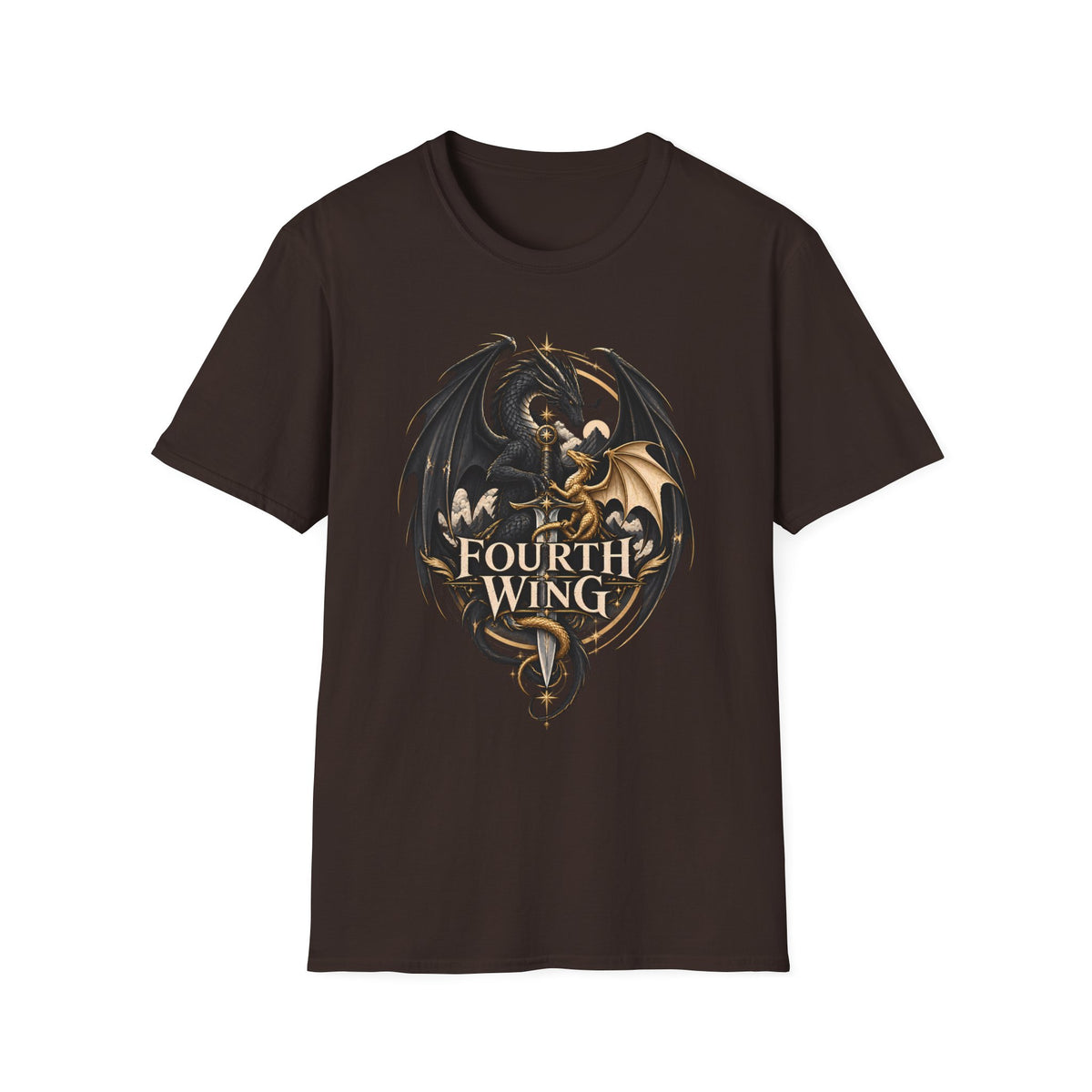 Fourth Wing | Book Inspired Dragon Logo | Fantasy Book T-Shirt