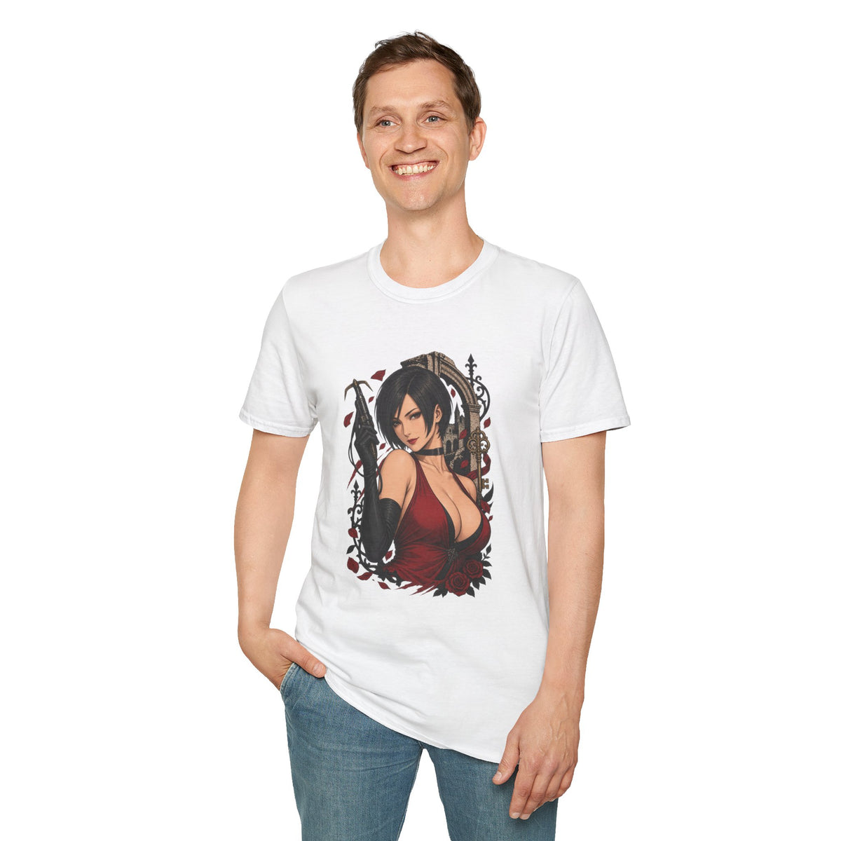 Ada Wong | Residsent Evil Gothic Anime Pin Up Girl T-Shirt