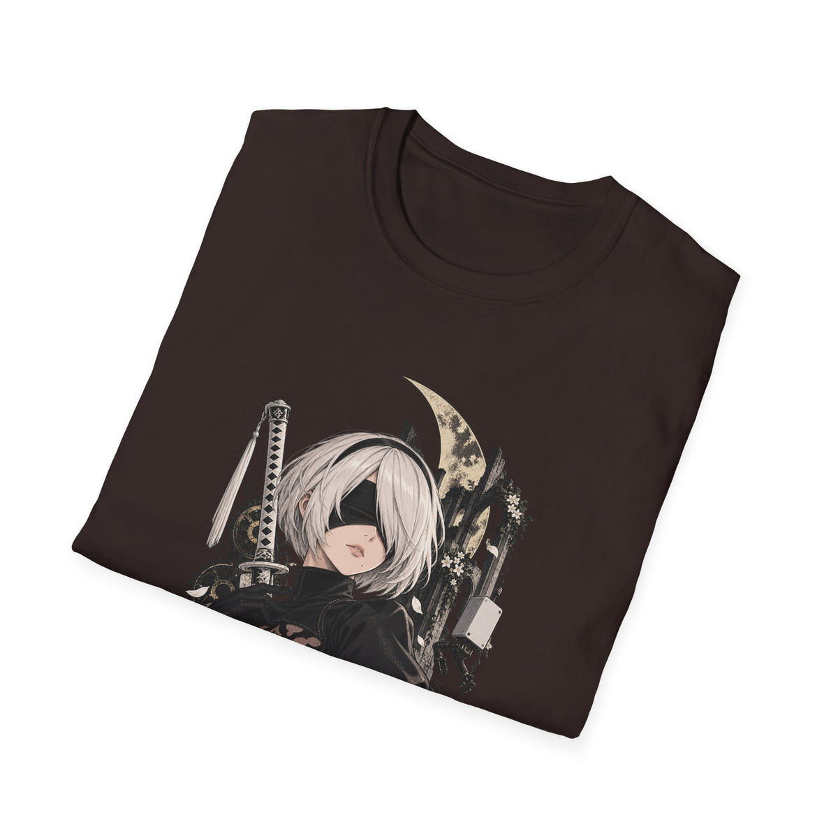 2B | Nier Automata | Anime Character Gothic T-Shirt