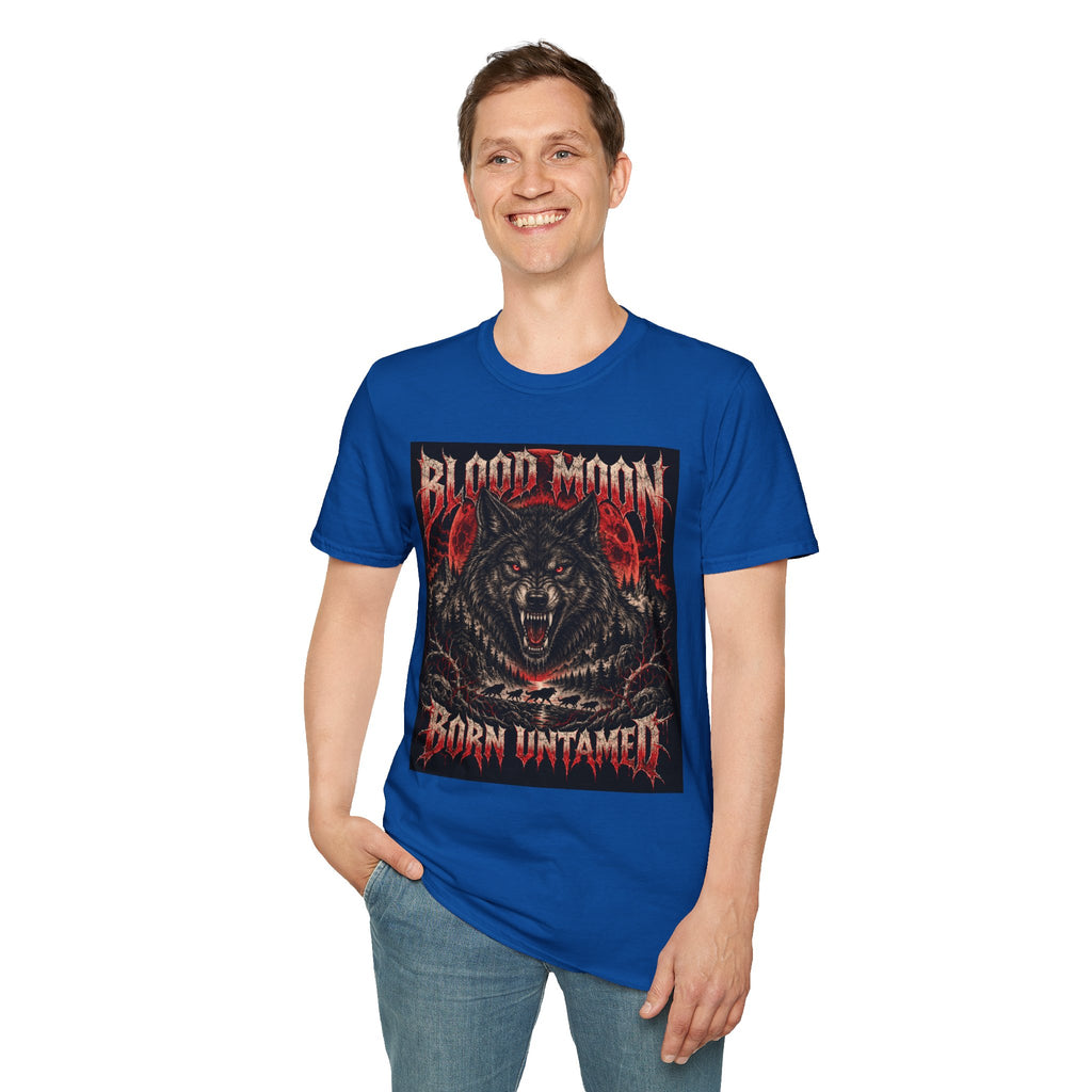Blood Moon Wolf T-Shirt — Born Untamed Graphic Tee