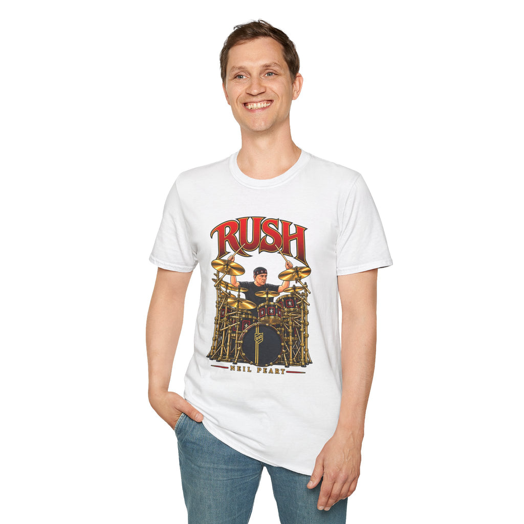Rush | Neil Peart Drum Solo | Prog Rock Drummer Graphic T-Shirt
