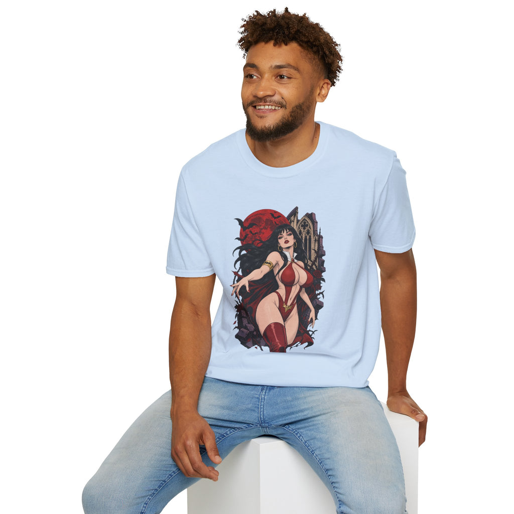 Vampirella | Sexy Vampire Queen | Pin Up Girl | Sexy Halloween Graphic T-Shirt