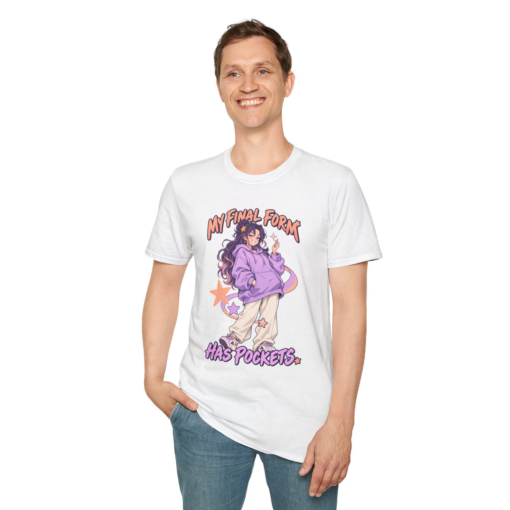 My Final Form Has Pockets | Cute Anime Girl Graphic Tee