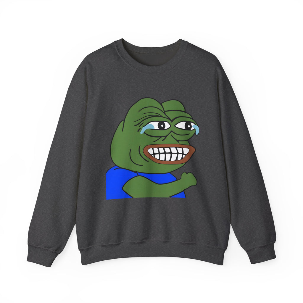 Pepe Frog Laughing Crewneck Sweatshirt
