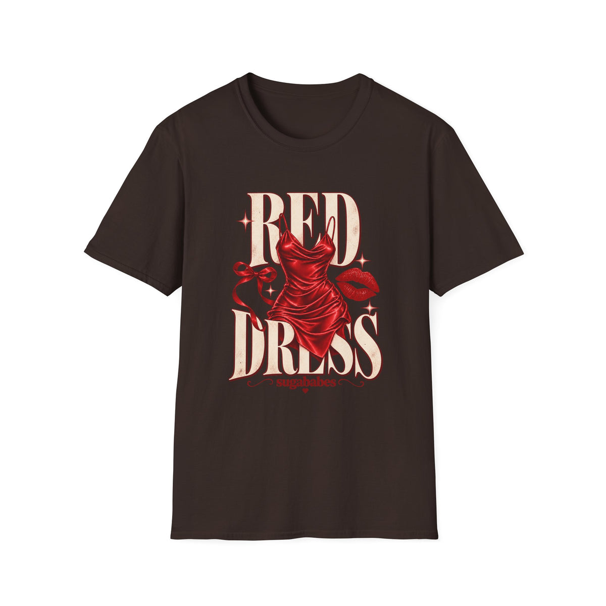 Red Dress | Sugababes Retro Pinup Graphic T Shirt