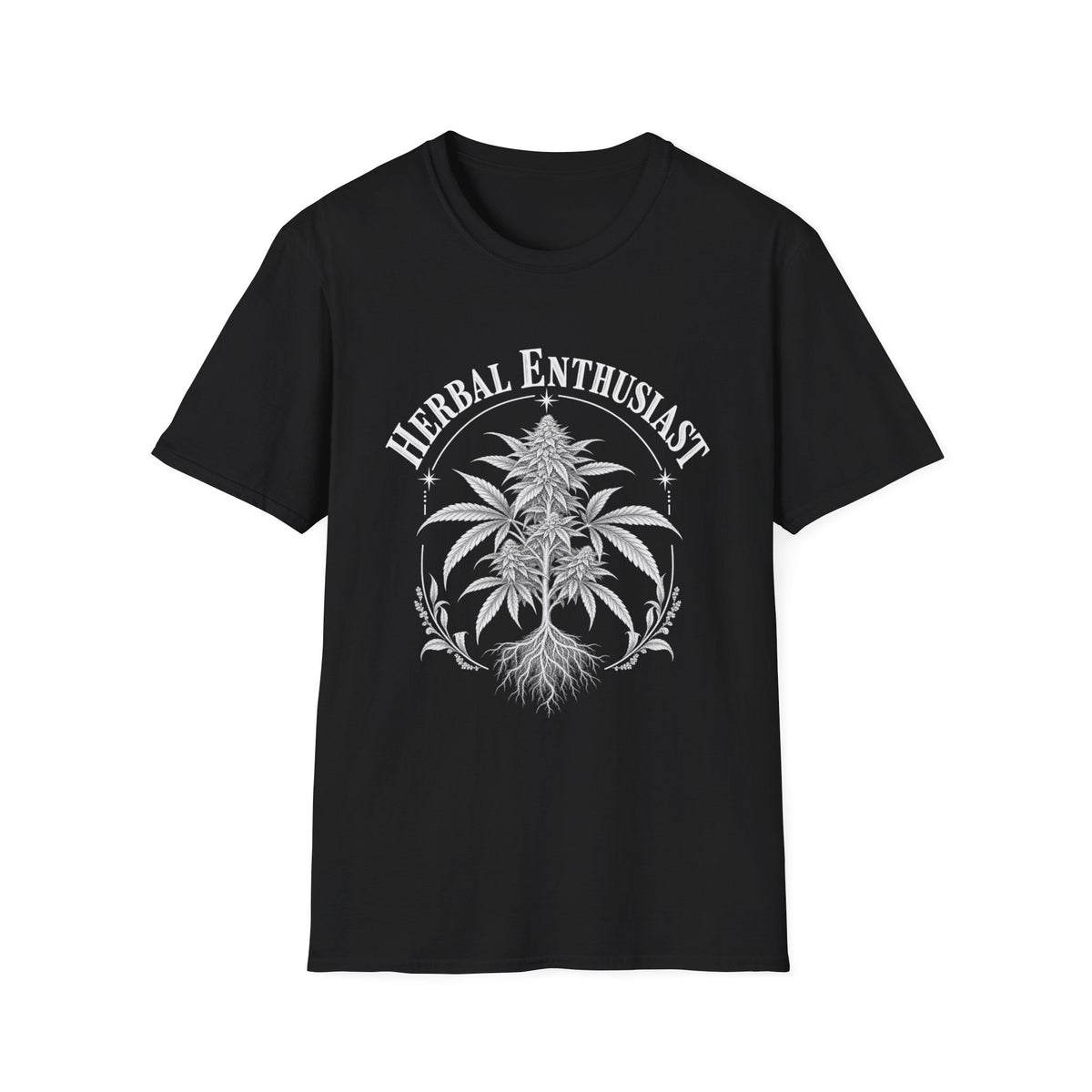 Herbal Enthusiast | Botanical | Cannabis Plant | Graphic Tee