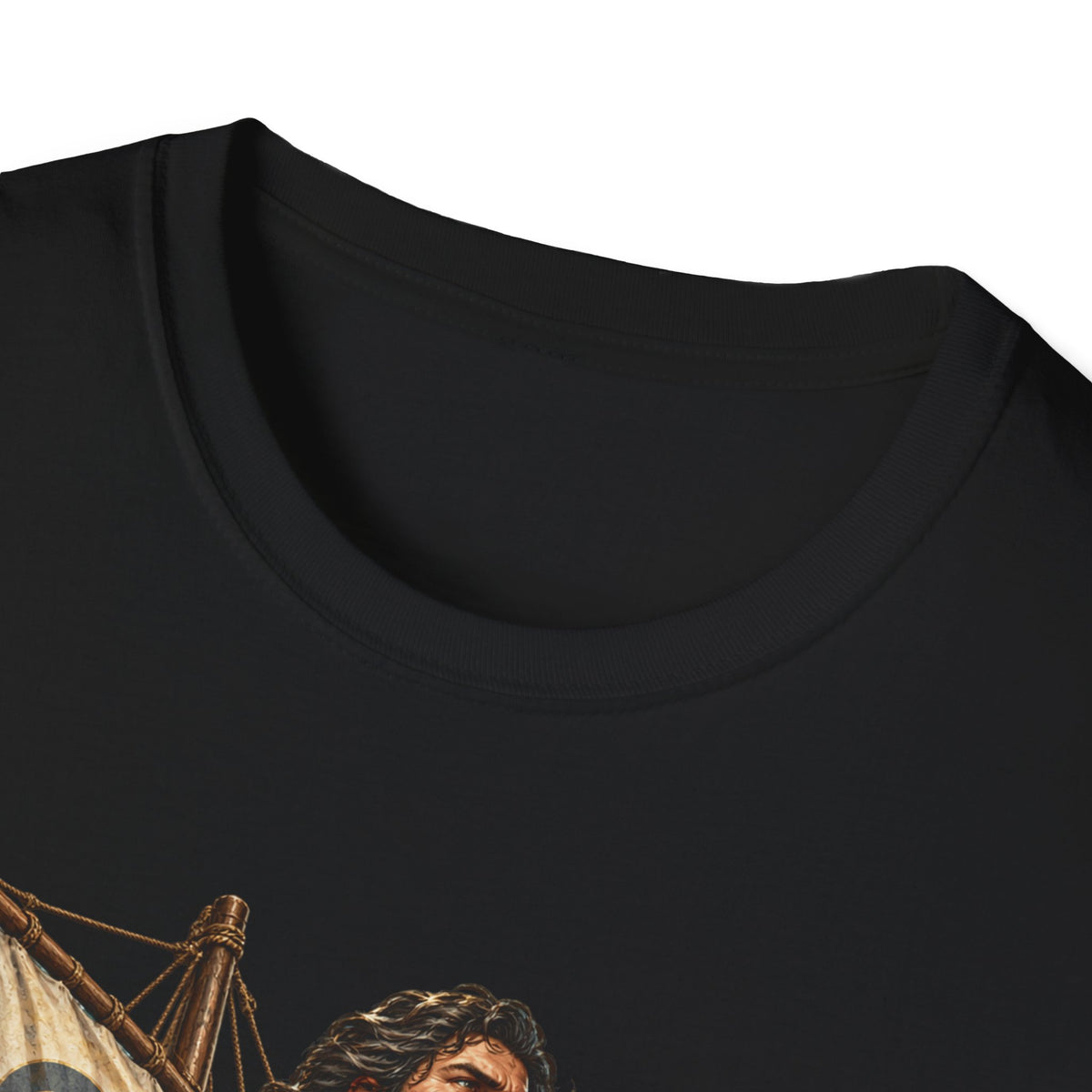 Odysseus Greek Mythology T-Shirt, Homer Odyssey Hero and Ship