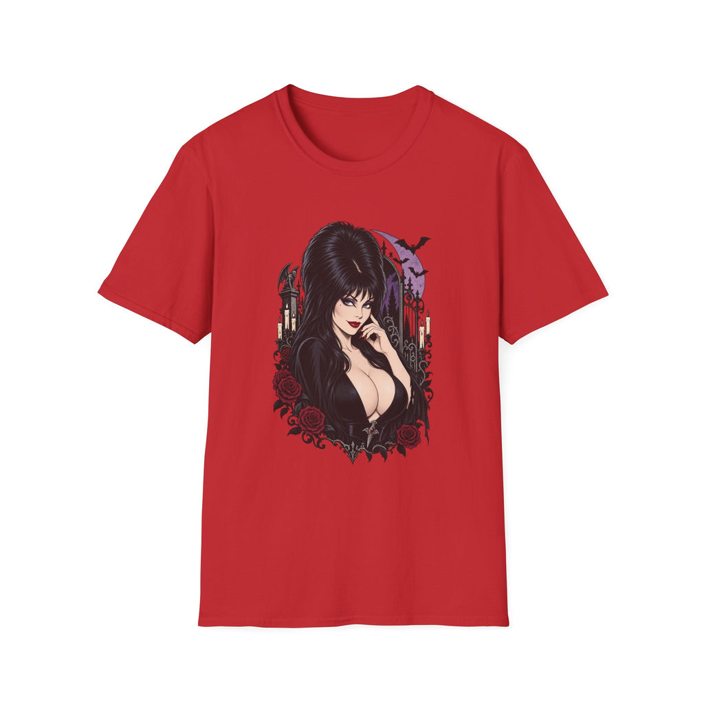 Elvira | Mistress of the Dark | Gothic Vampyress Pinup Girl | Sexy Halloween T-Shirt