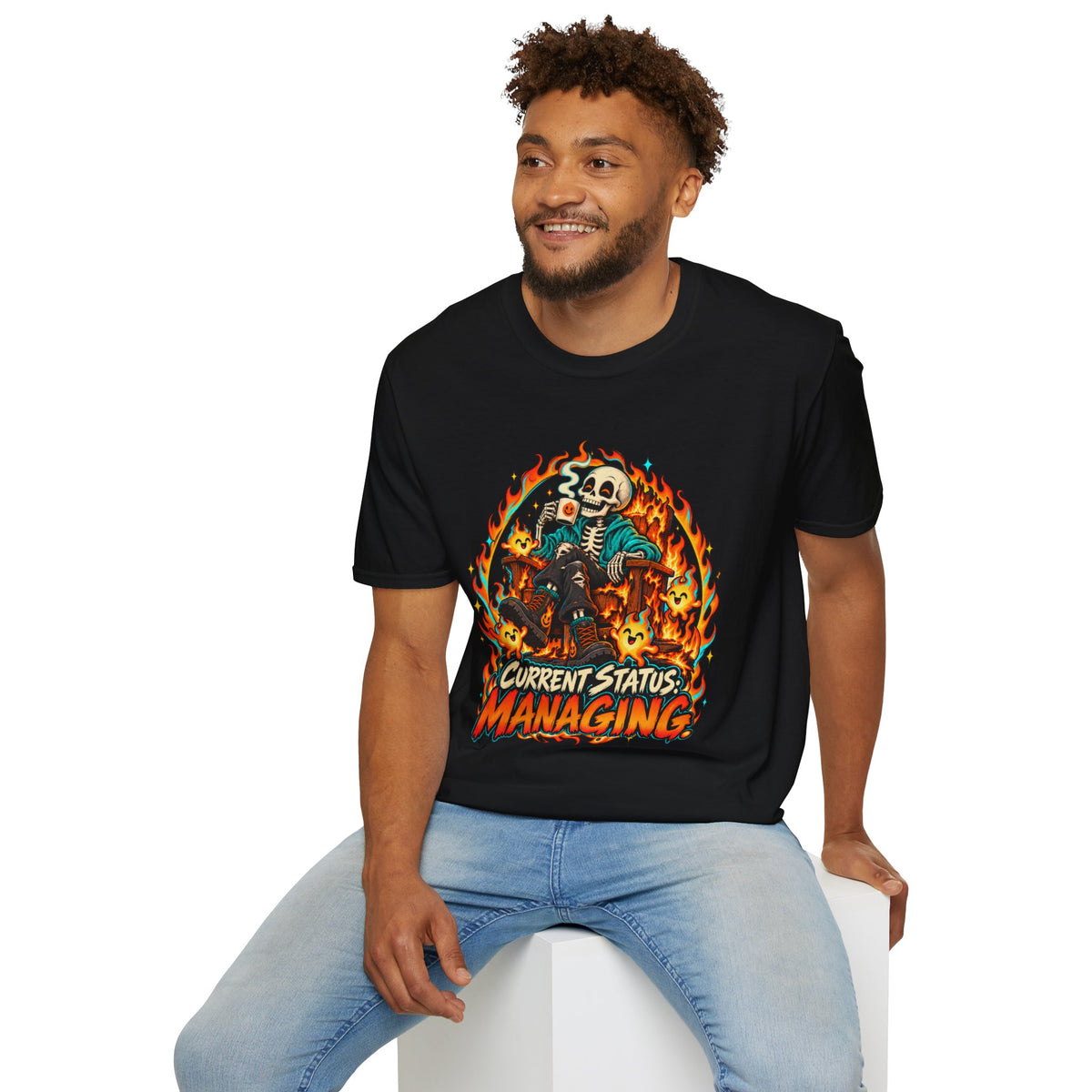 Current Status: Managing | Funny Graphic Tee