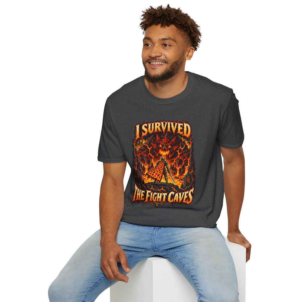 I Survived The Fight Caves Runescape / OSRS Inspired T-Shirt
