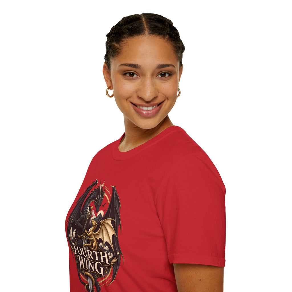 Fourth Wing | Book Inspired Dragon Logo | Fantasy Book T-Shirt