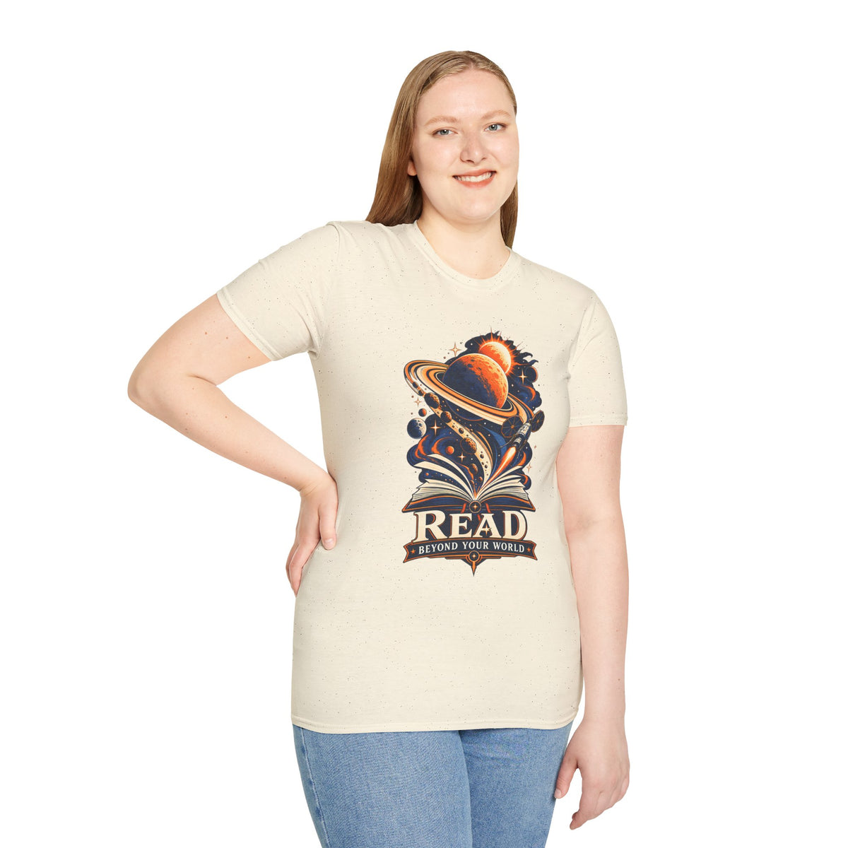 Read Beyond Your World | Book and Space Lovers T-Shirt | Project Hail Mary Inspired