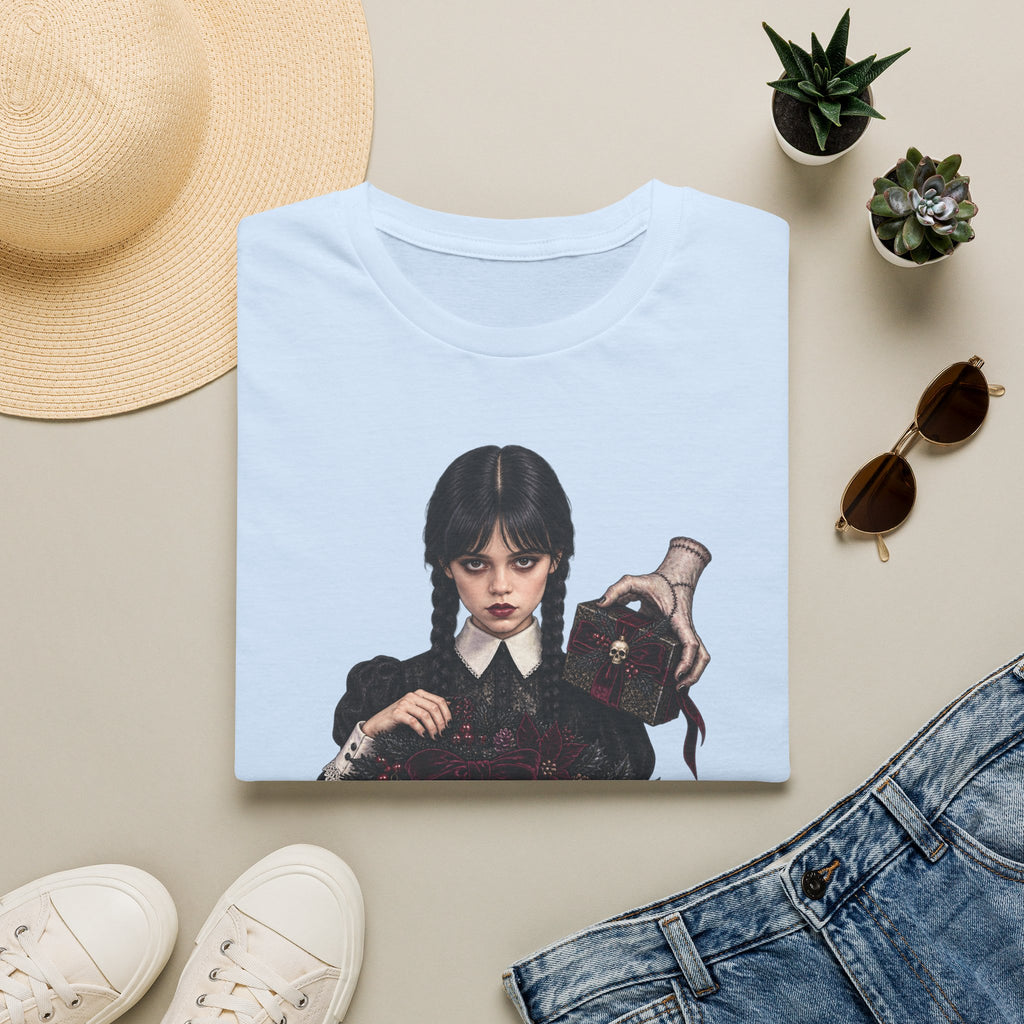 Wednesday Addams | Gothic Chrismtas Portrait T-Shirt