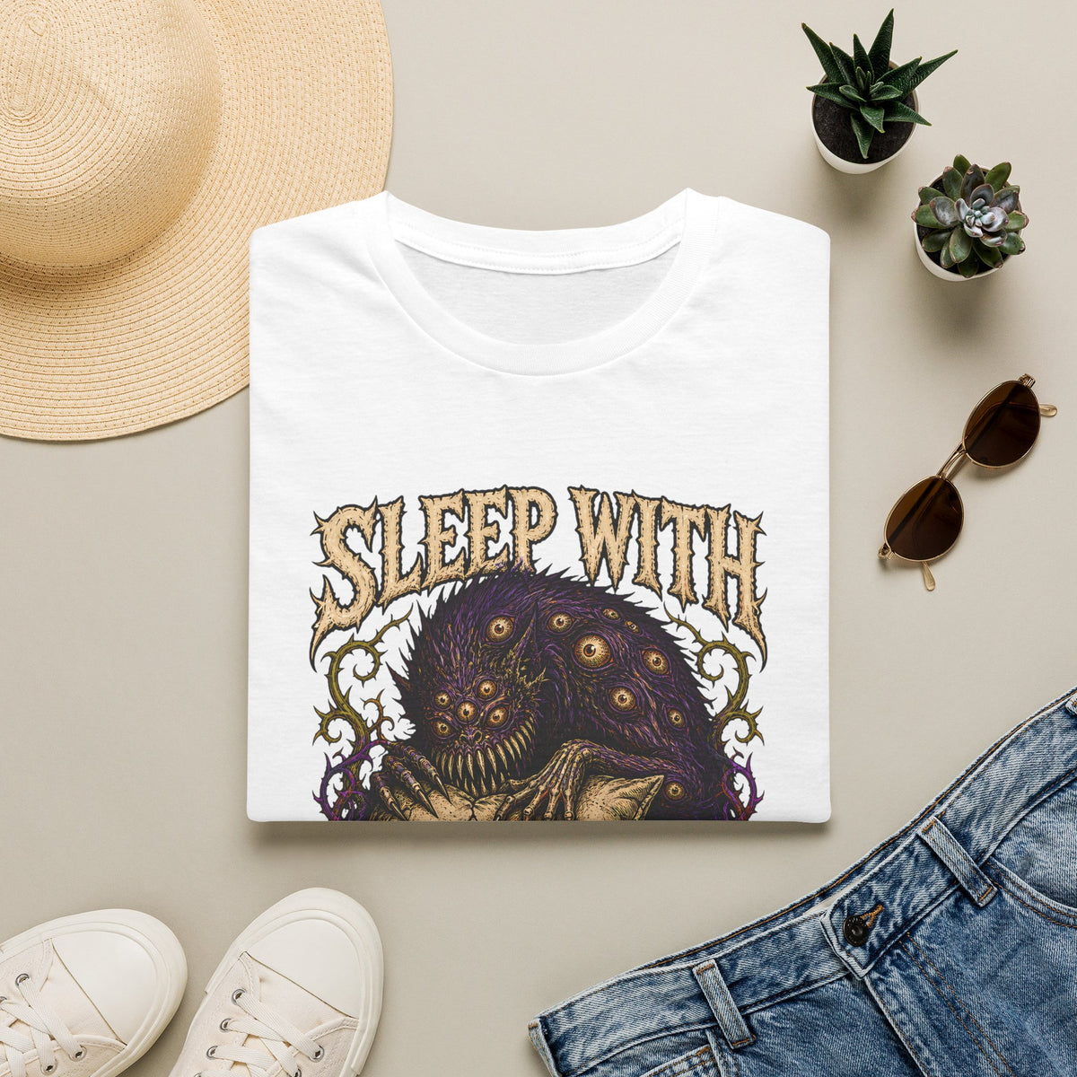 Sleep With One Eye Open - Horror Graphic Tee