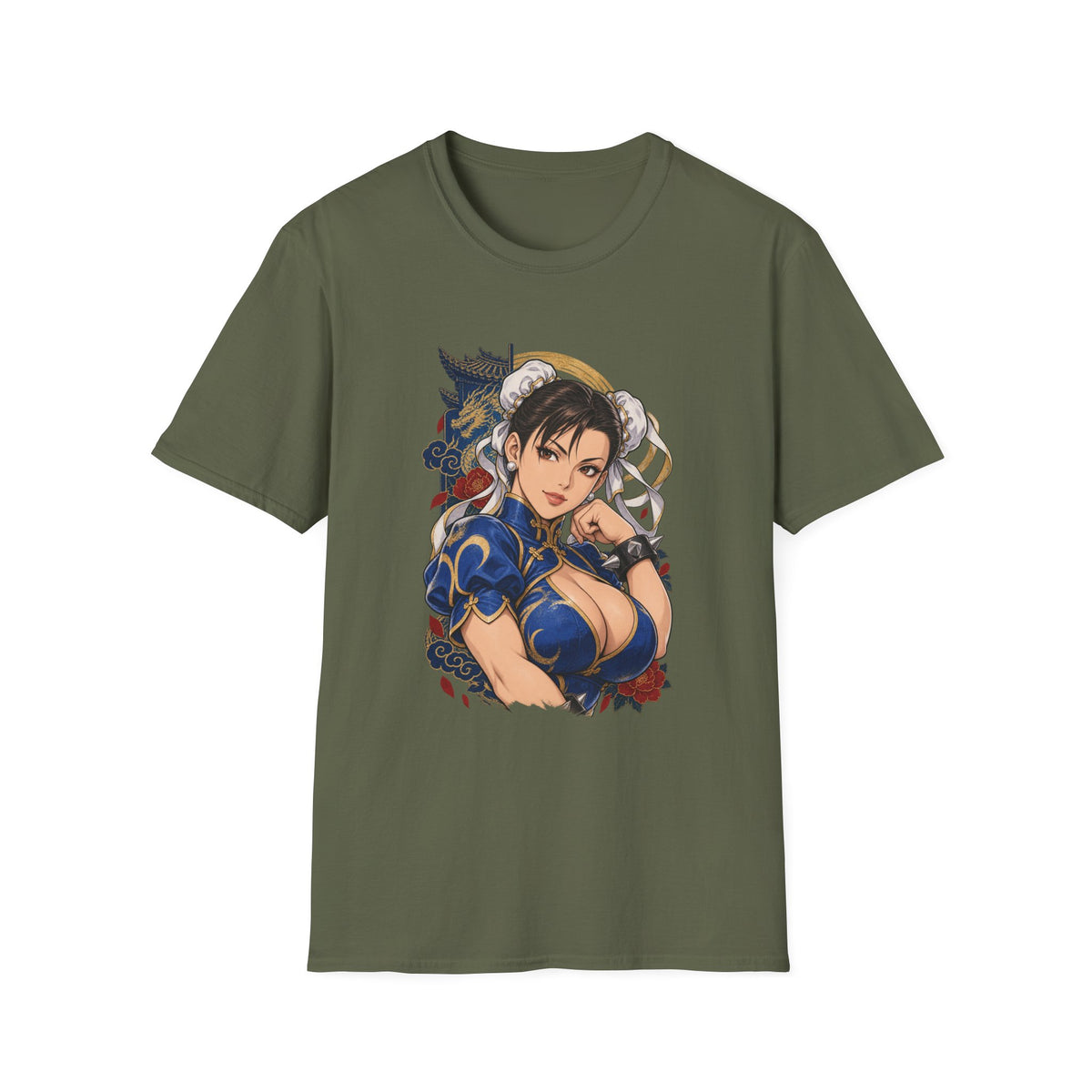 Chun-Li | Sexy Pin Up Girl | Gamer Anime Fighter T-Shirt