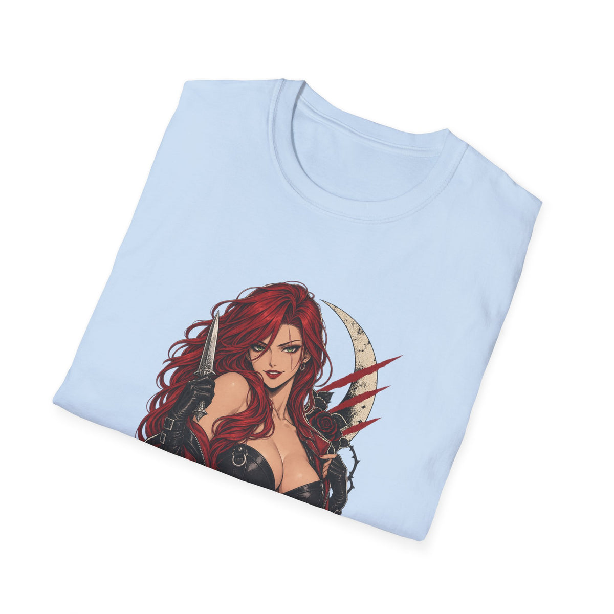 Katarina | League of Legends | Gothic Redhead Pin Up Assasin T-Shirt