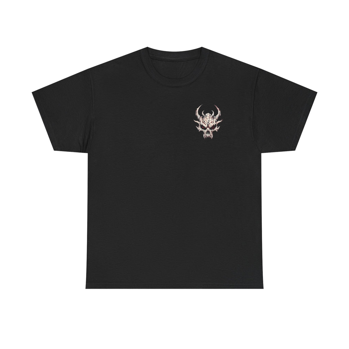 Vessel of Hatred — Gothic Skull & Flames Graphic T-Shirt