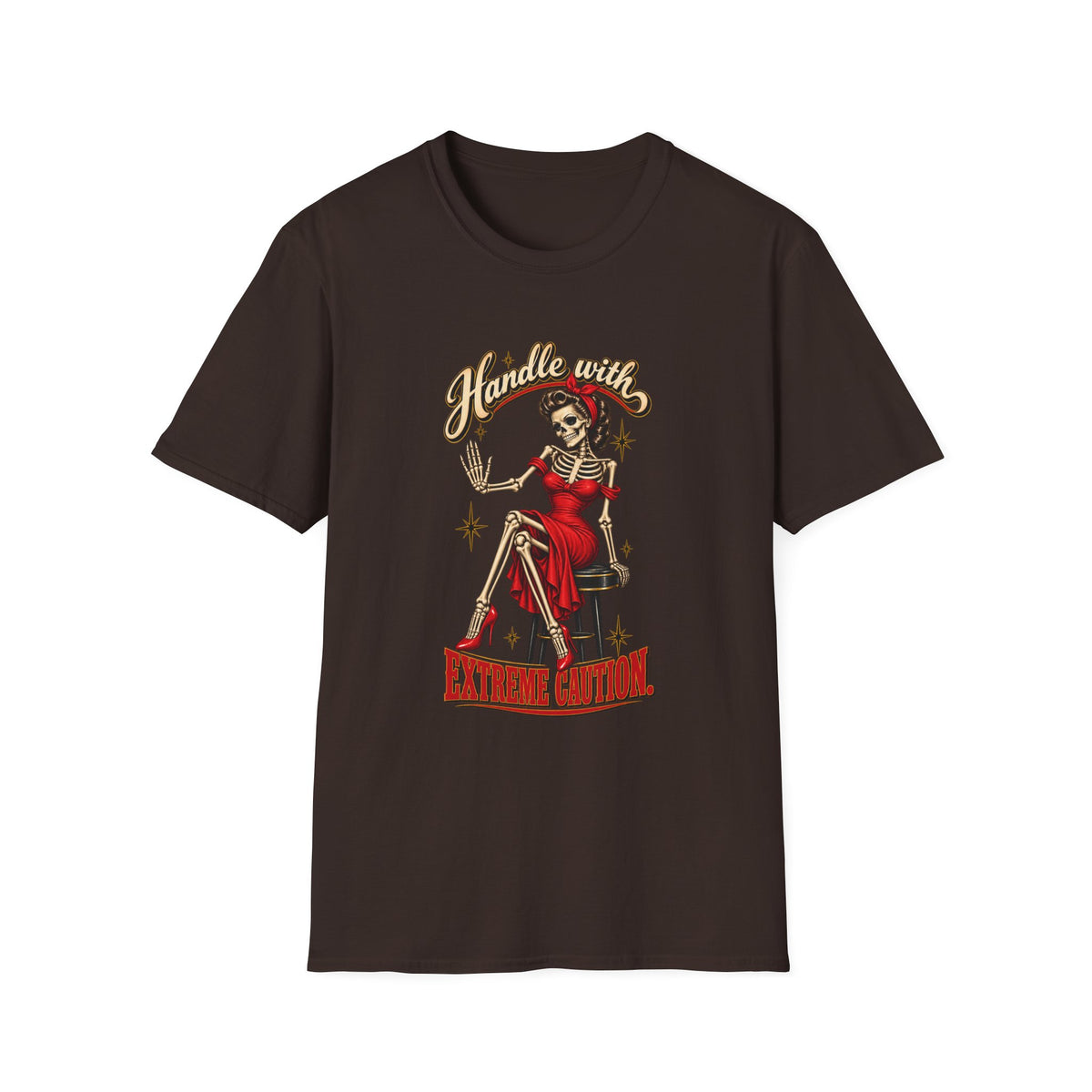 Pinup Skeleton | Handle With Care Tee