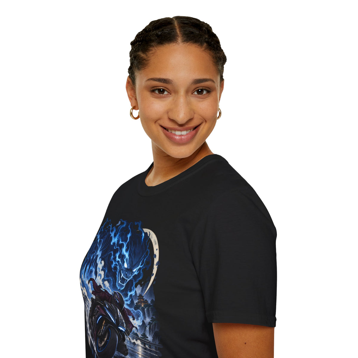 Demon of the Storm | Night Rider | Japanese Urban Motorcycle Tee
