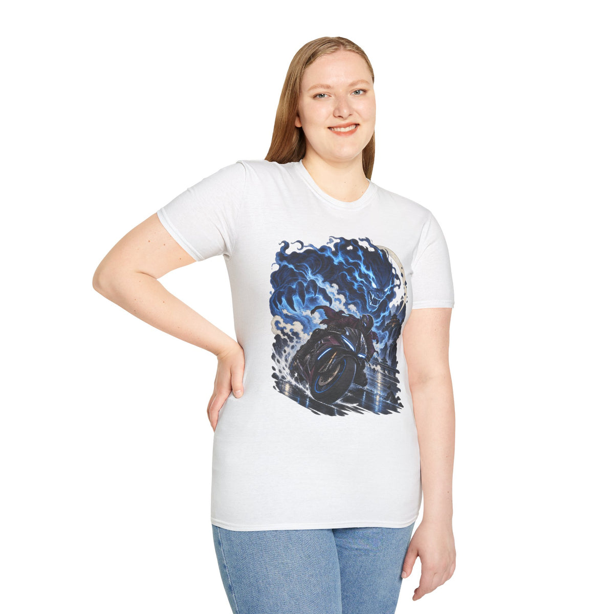 Demon of the Storm | Night Rider | Japanese Urban Motorcycle Tee