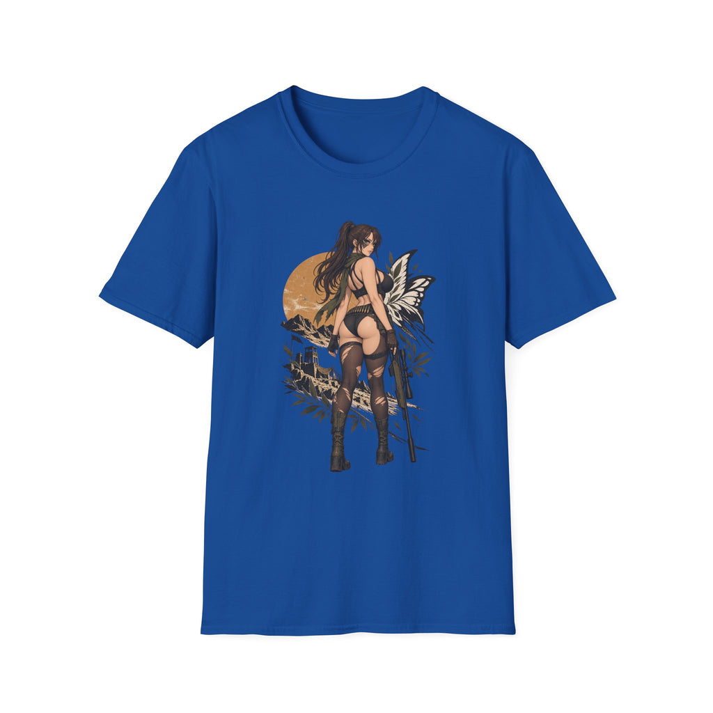 Metal Gear | Quiet | Sexy Pin Up Fantasy Sniper Girl T-Shirt