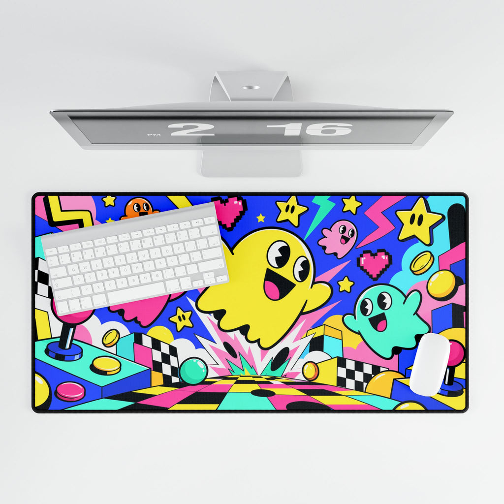 Mouse pad | Arcade Chaos: Colourful Gaming Desk Mat