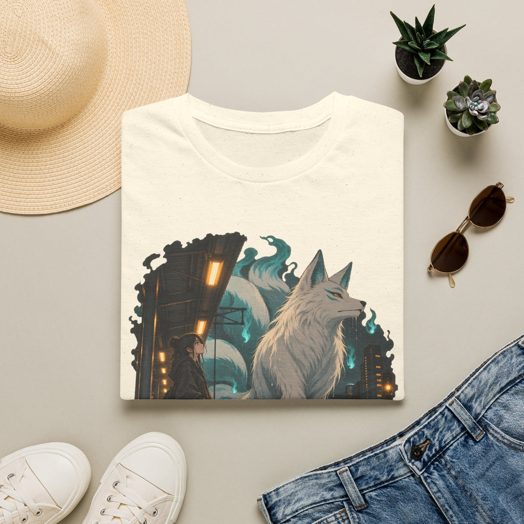 Wolf in the Rain | Last Train Home T-Shirt | Urban Nightscape Graphic Tee