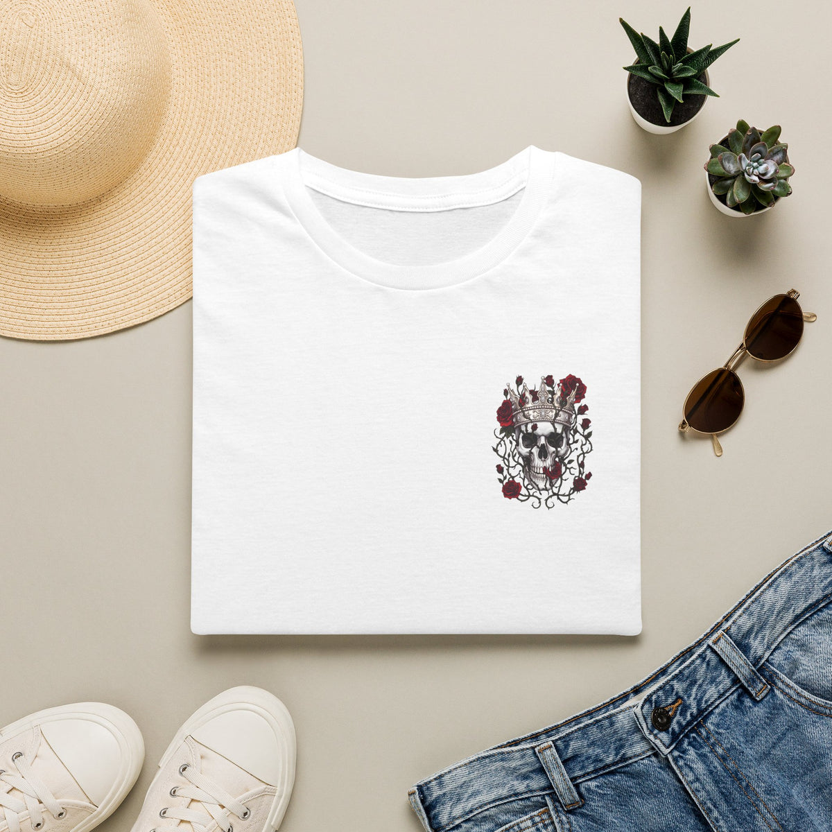 Funeral Flowers - T-Shirt Gothic / Fantasy Hourglass