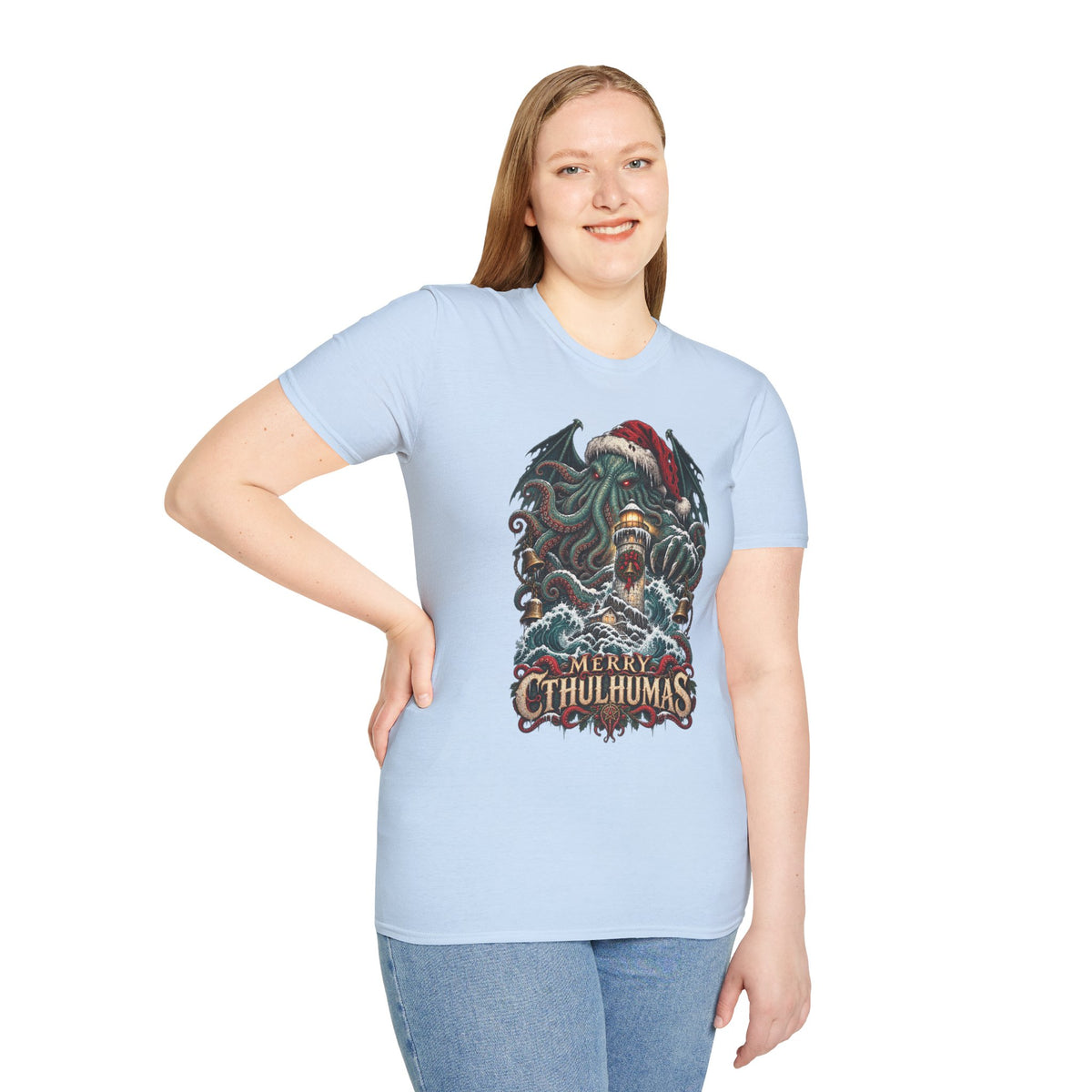 Merry Cthulhumas | Cthulhu Christmas T-Shirt