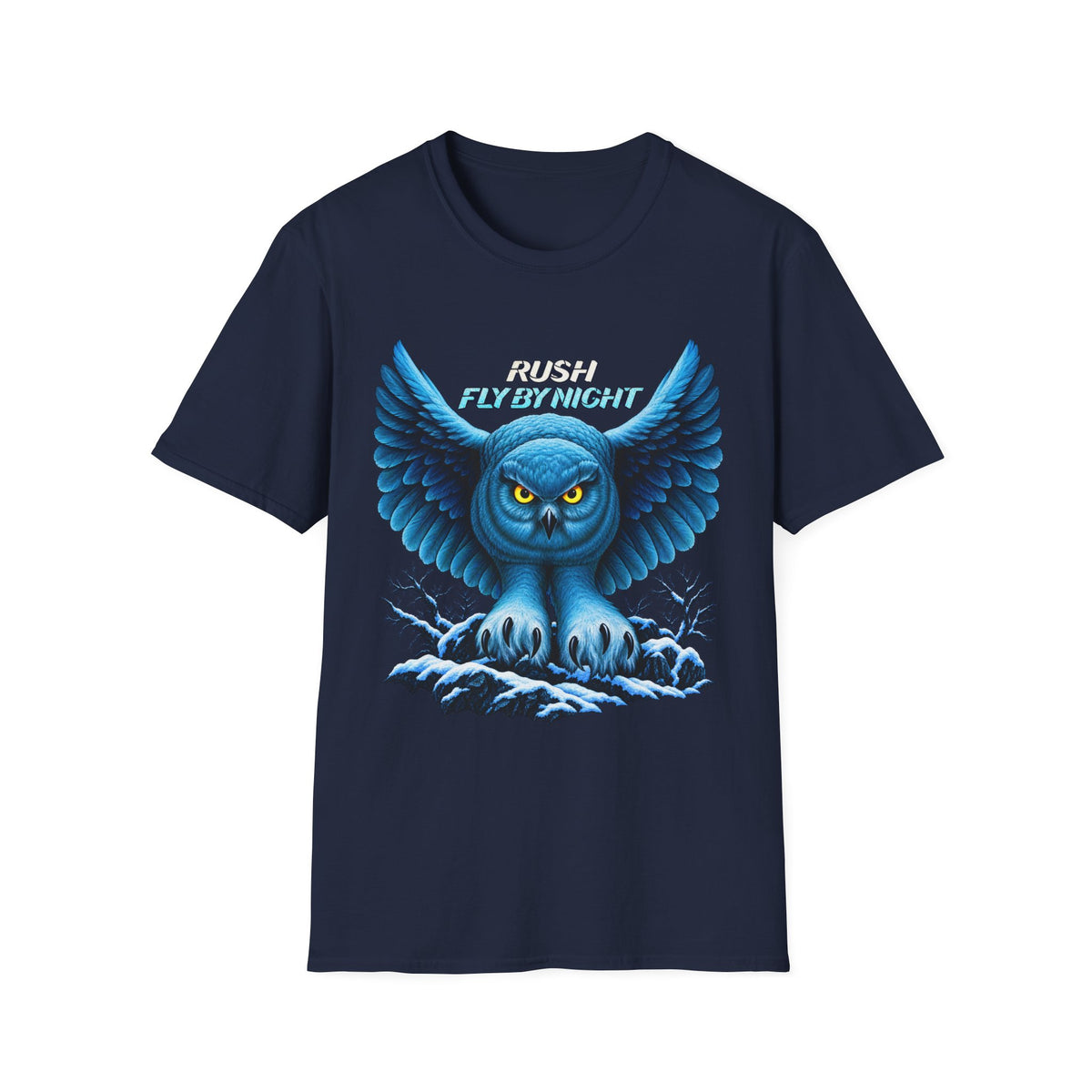 Fly by Night | Rush Prog Band Graphic T Shirt