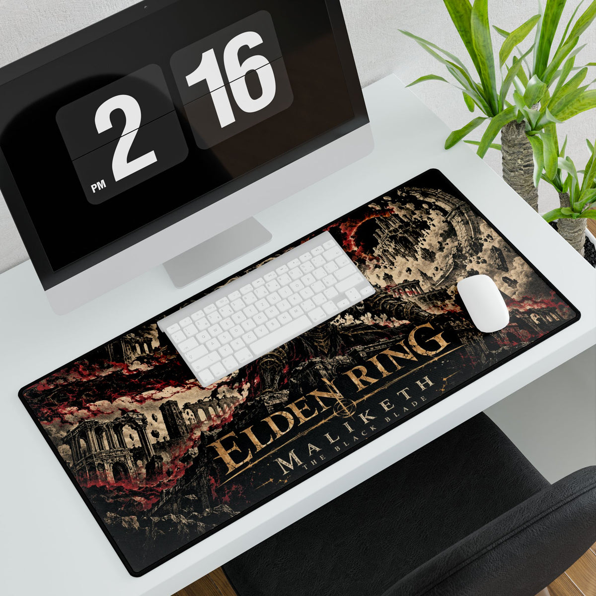 Elden Ring Malekith Gaming Desk Mat | Large PC Mousepad