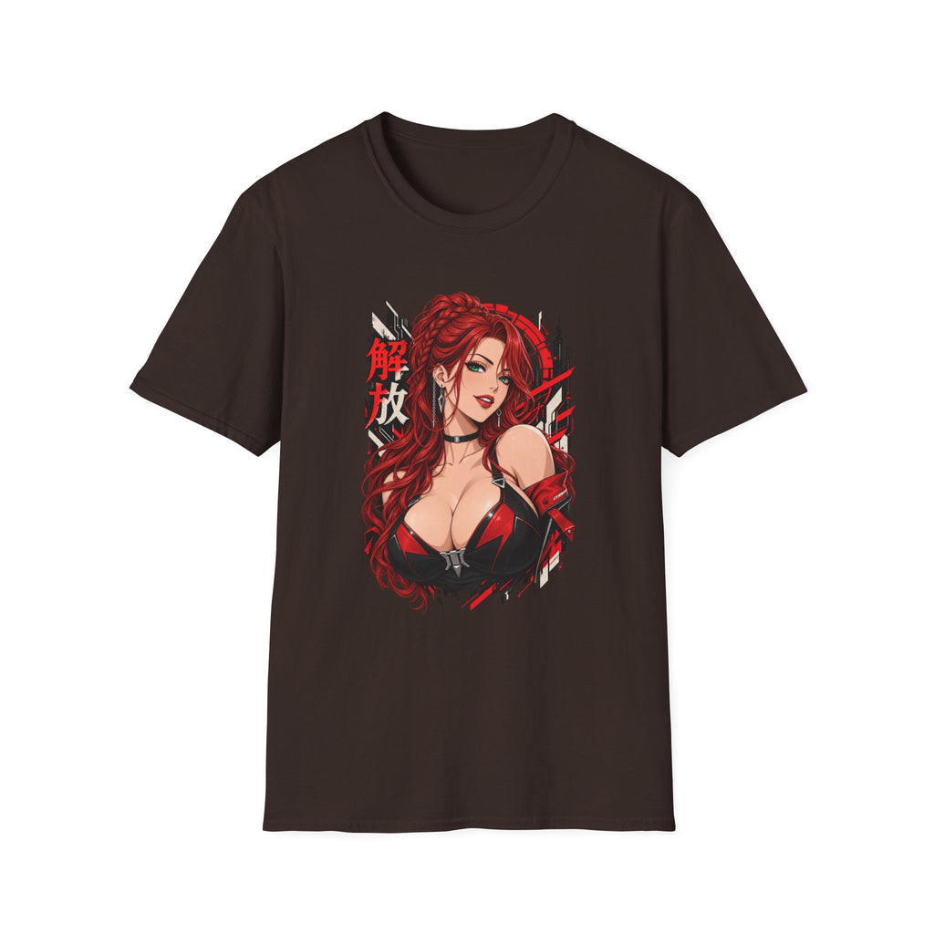 Red Widow | Sexy Anime Pin Up Girl | Waifu T-Shirt