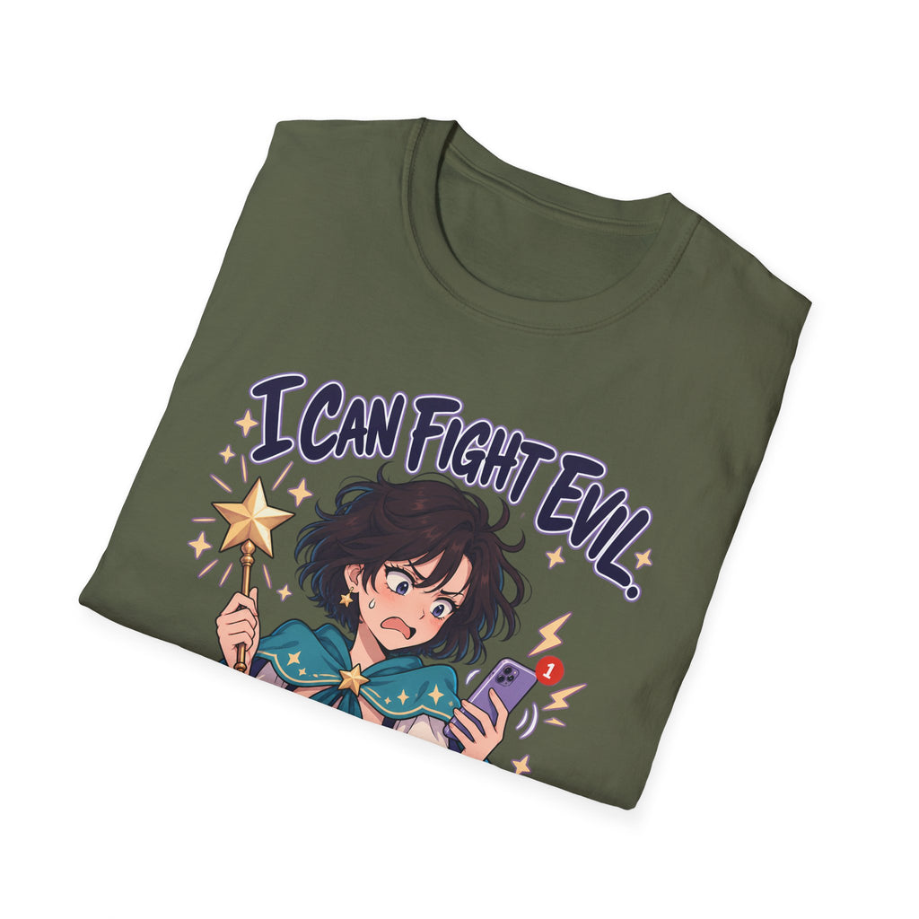 Working Witch | I Can Fight Evil, Please Just Email | Cute Anime T Shirt