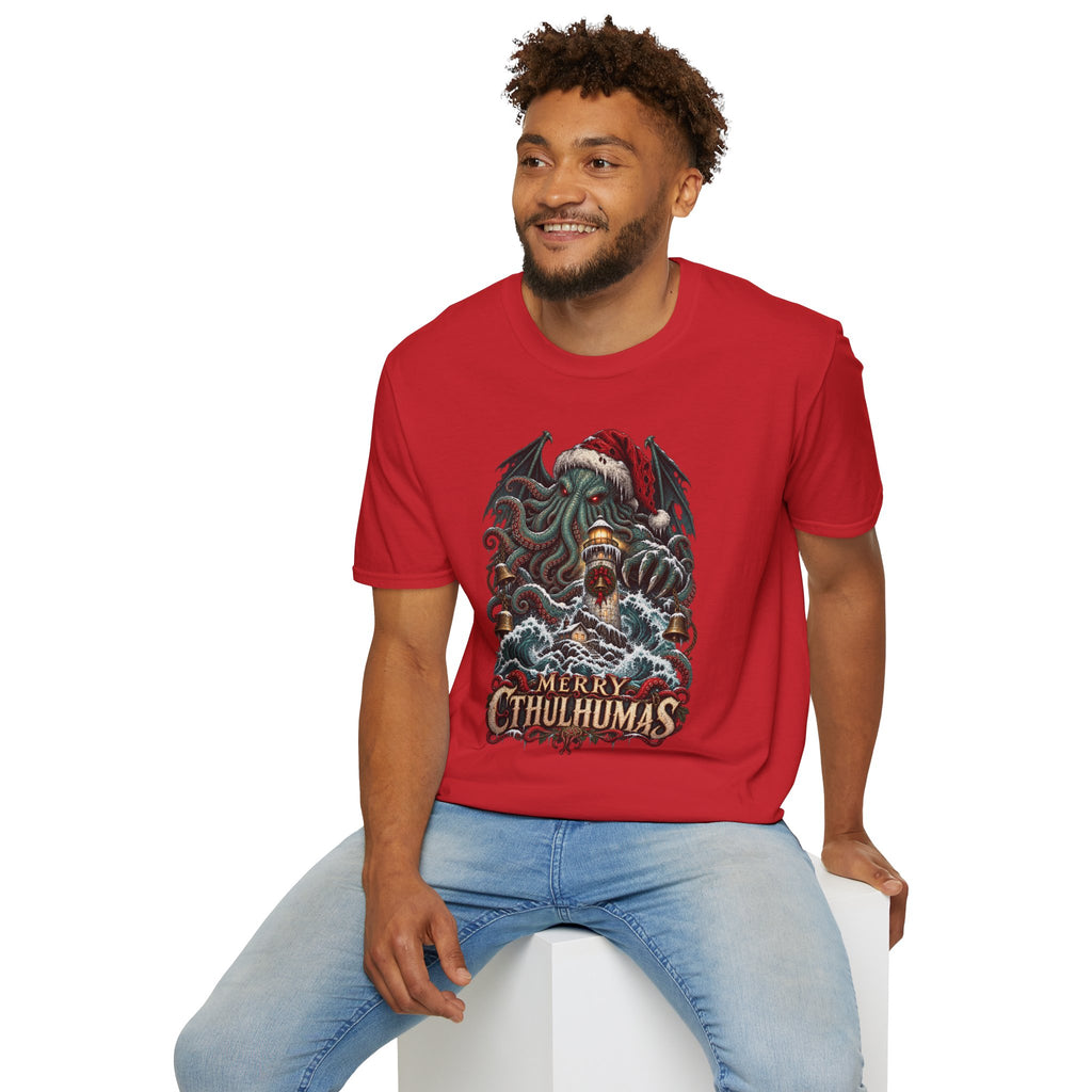 Merry Cthulhumas | Cthulhu Christmas T-Shirt