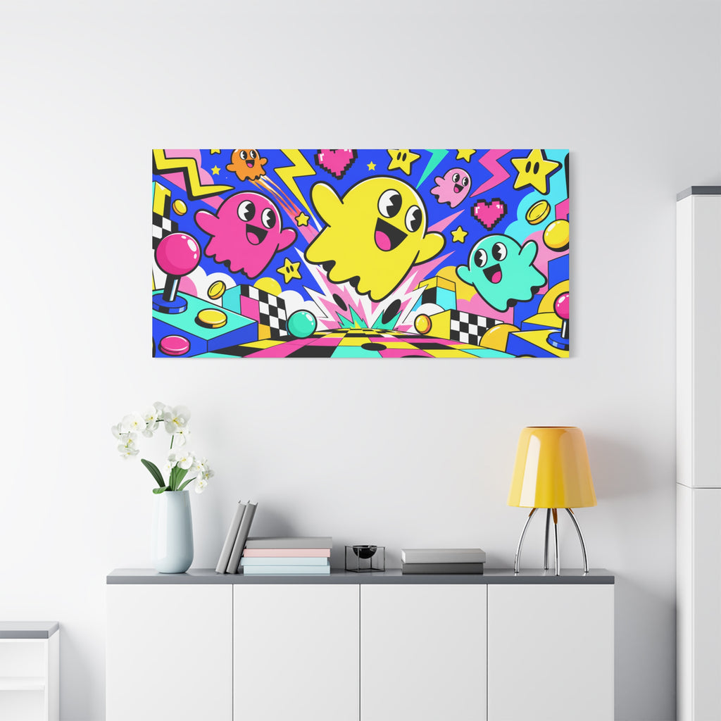 Wall art | Arcade Chaos: Retro Pop Art Print