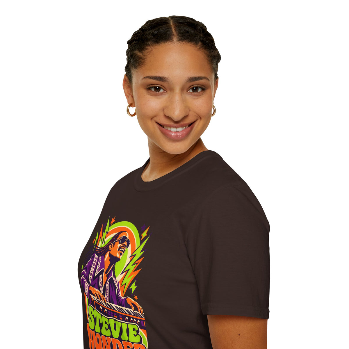 Retro Music Legend Stevie Wonder Graphic Tee