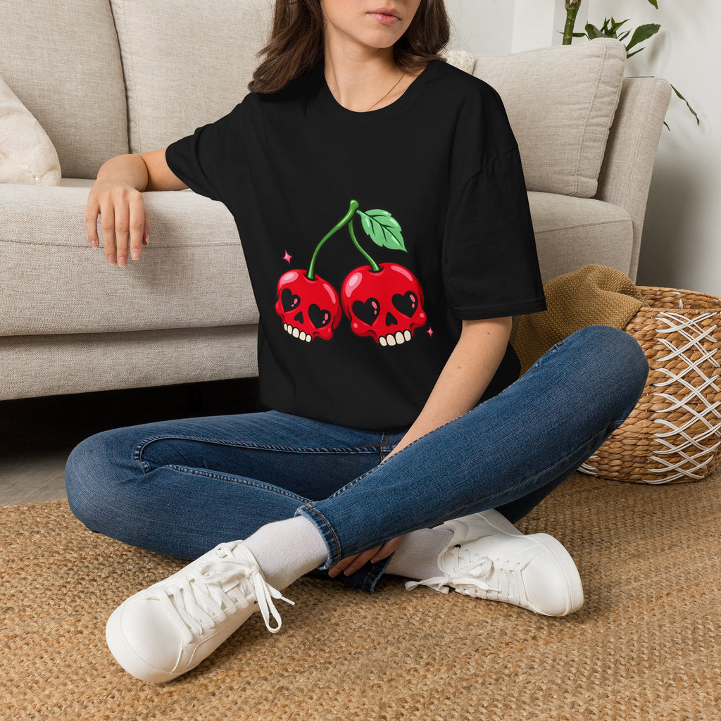 Skull Cherry | Cute Goth Graphic Tee