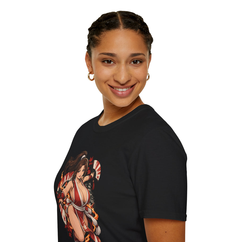 Mai Shiranui | Fatal Fury | Anime Style Pin up Girl Warrior T-Shirt